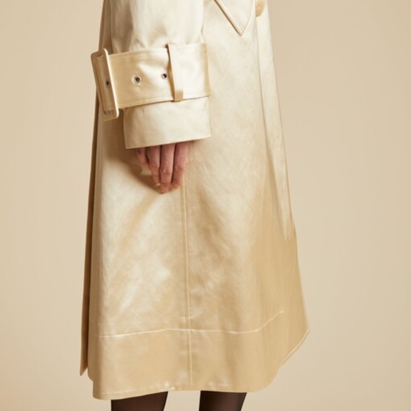 NWOT KHAITE The Jaden Trench in Ecru - Picture 9 of 15
